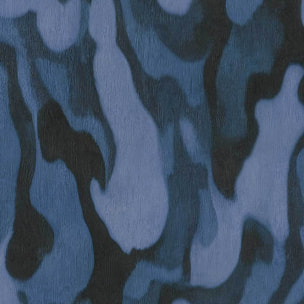 Papier peint Bois Précieux Indigo Intissé