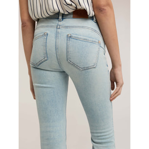 Motivi - Jeans flare push-up a vita alta - Azzurro