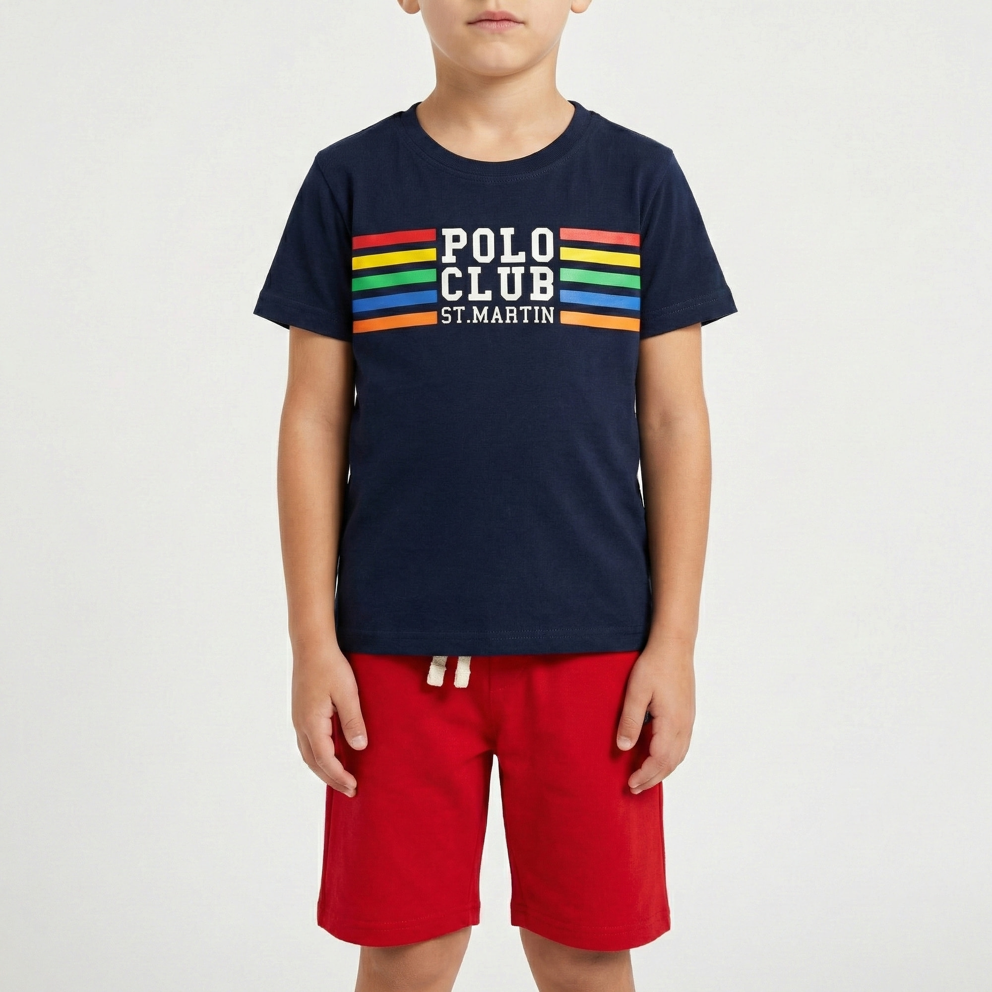 Set t-shirt e bermuda jersey