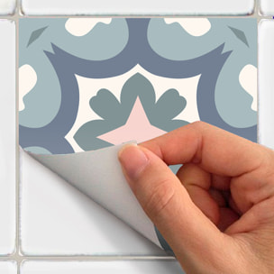 Stickers muraux - Sticker Mural Carrelage adhésif Cuisine Salle de Bain - 24 STICKERS CARRELAGES AZULEJOS JAVIERA