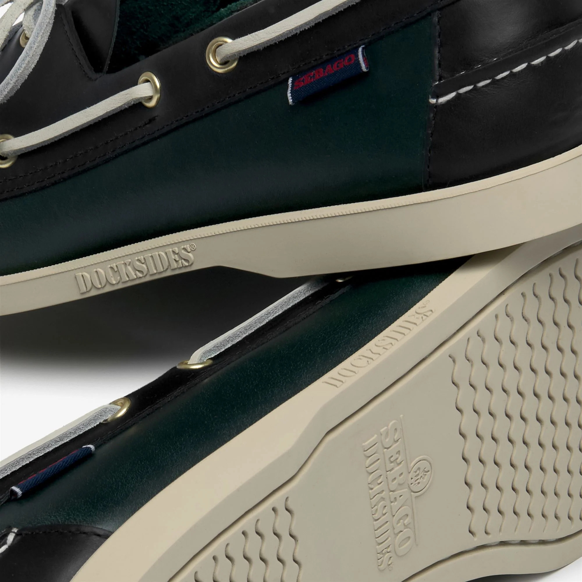Sebago - Docksides Uomo Verde - Docksides Portland Waxed