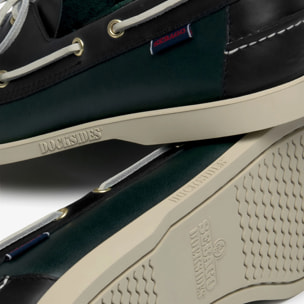 Sebago - Docksides Uomo Verde - Docksides Portland Waxed