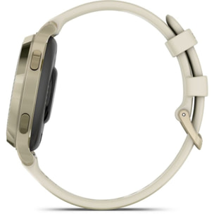 Montre sport GARMIN Lily 2 Active Lunar Gold Silicone blanc