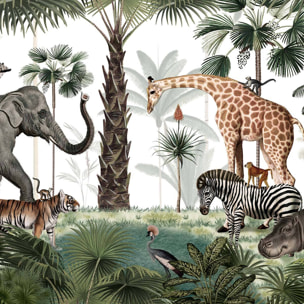 Papier peint salut de la savane Intissé