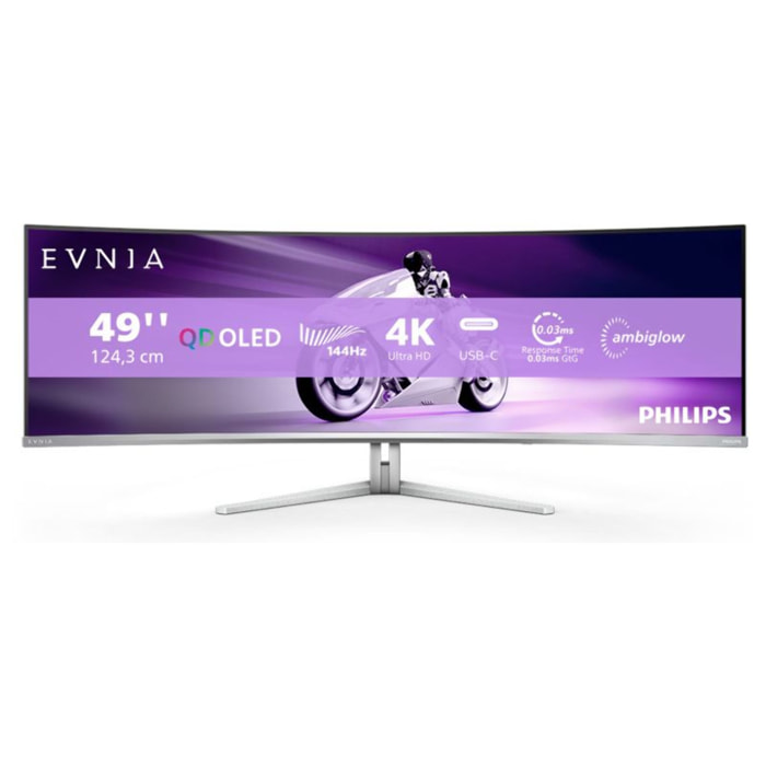 Ecran PC Gamer PHILIPS 49M2C8900L 49'' QD OLED 144hz