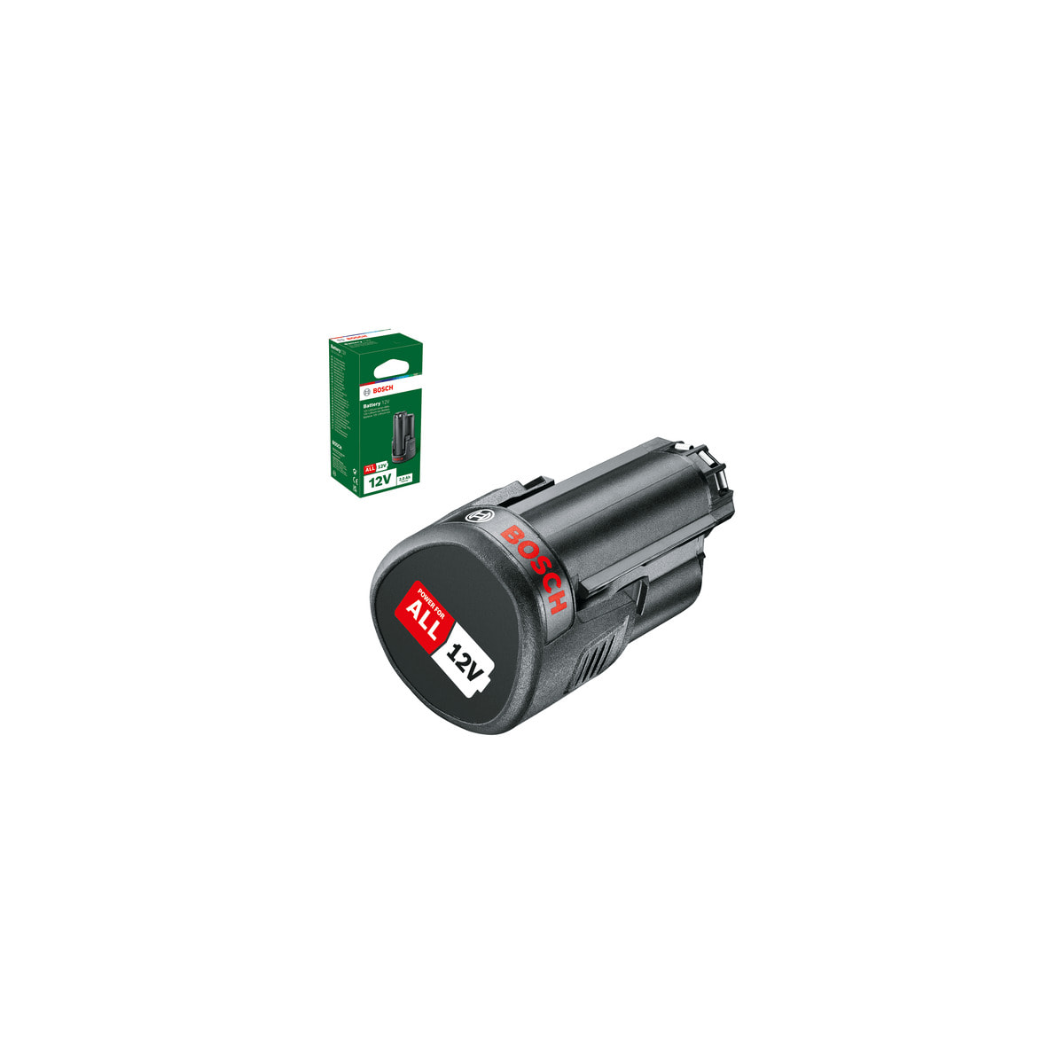 Batterie PBA 12V 2.0 Ah O-B - BOSCH VERT - sans chargeur - 1600A02N79