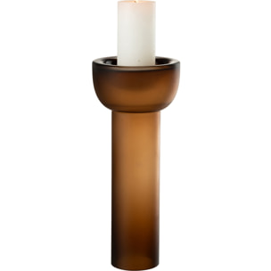 J-Line vase/chandelier Yoko - verre - marron - large - 38 cm de hauteur