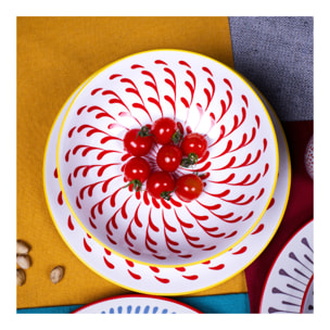 Lot de 6 assiettes creuses, KYOTO