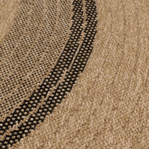 Tapis extérieur tissé kilim rond DOJO