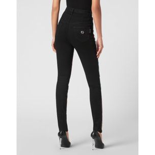 PHILIPP PLEIN Jegging de cintura alta