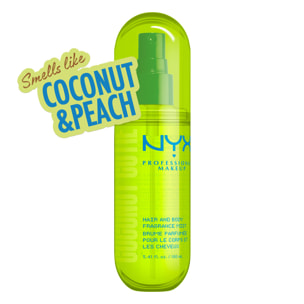 NYX Professional Makeup Fat Oil Body Brume Corps & Cheveux COCONUT CUTIE