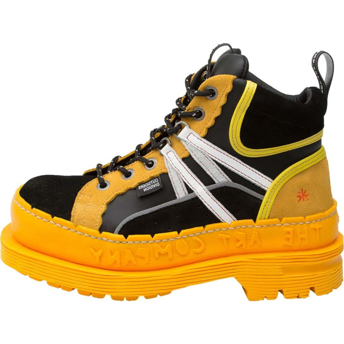 Botines 0201S MULTI BLACK-YELLOW/ARTMOON OUTSIDERS color Black-yellow