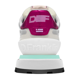 Zapatillas Deportivas Mujer Vibla Zig Patch Plata