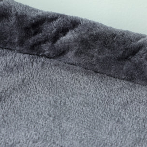 Arbre à chat griffoir 2 niches grande plateforme panier d'observation boule ressort gris