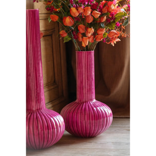 J-Line vase - fer - fuchsia - small