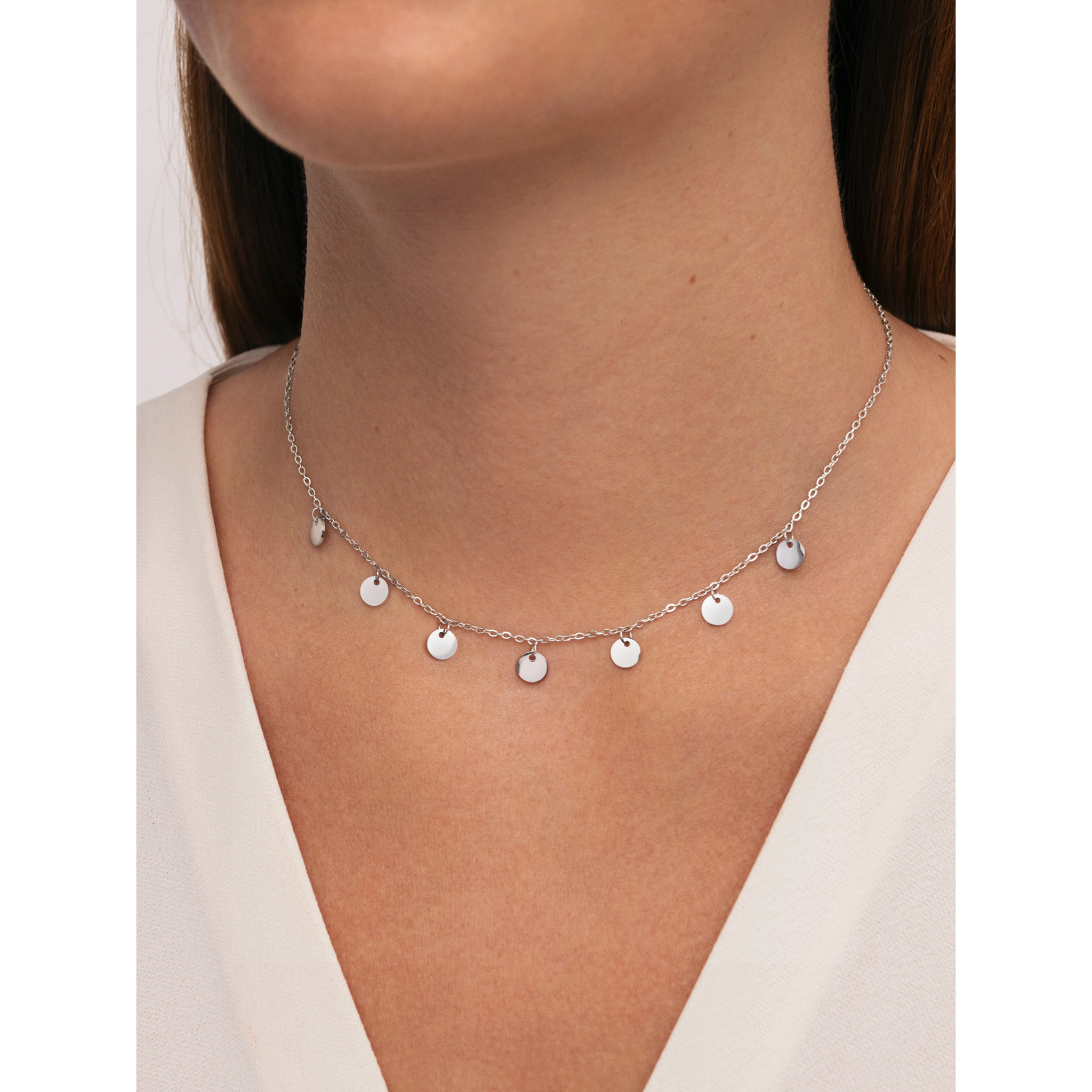 Collar Mini Moons Plata