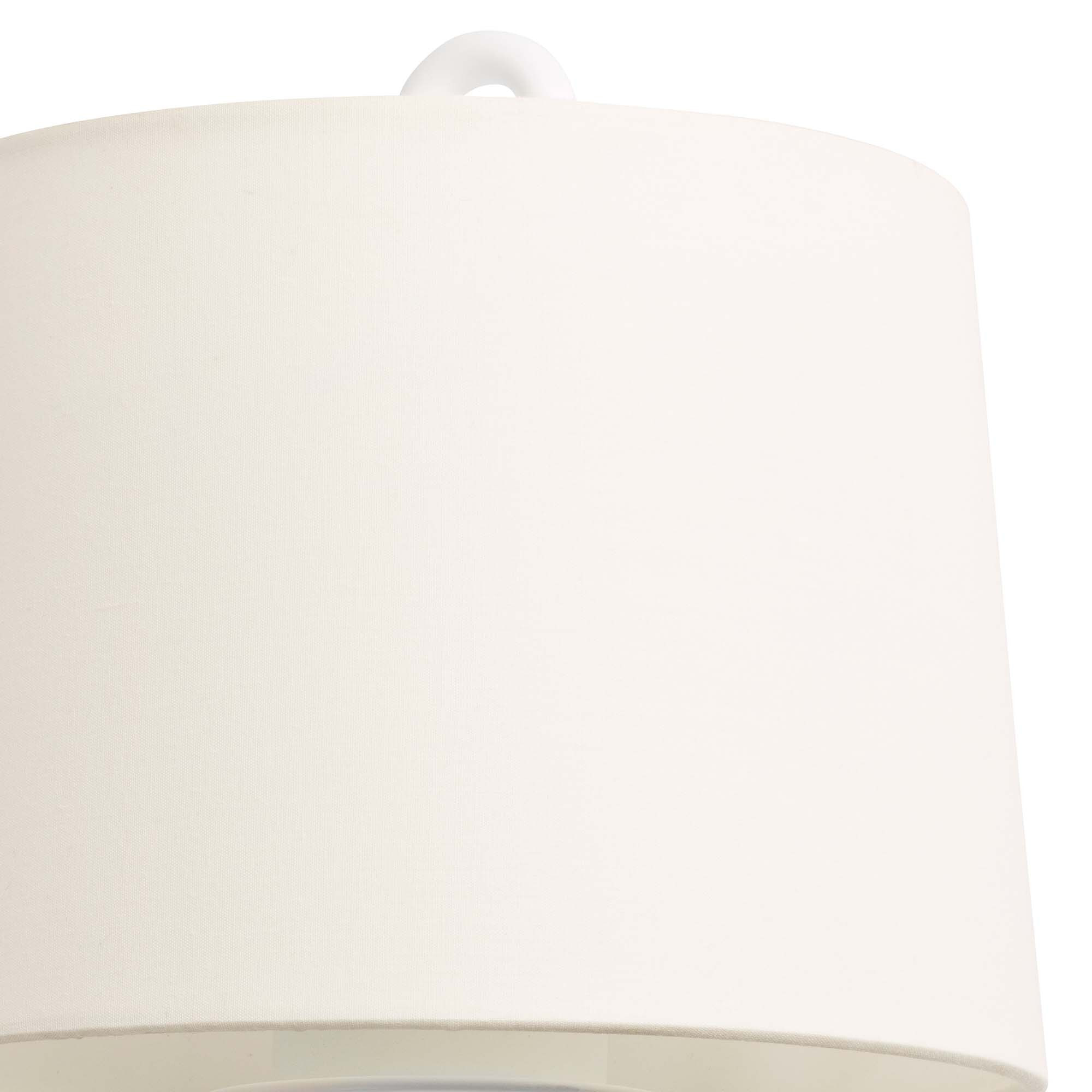 MONTREAL Lampe applique avec lecteur blanc/beige