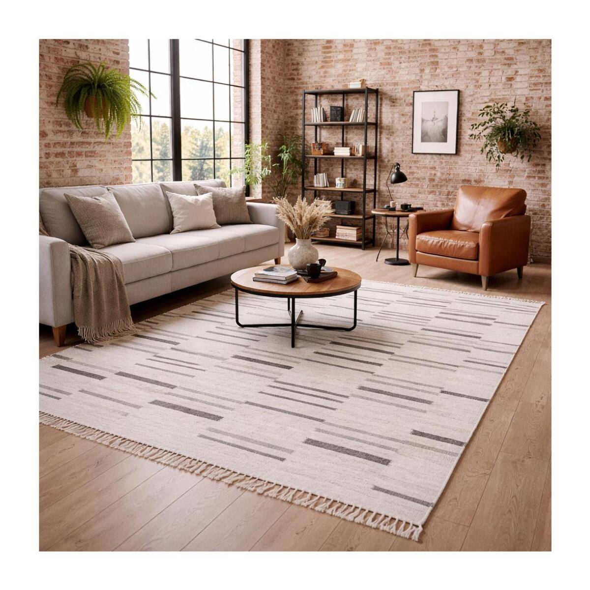 Tapis artisanal Duvi, tapis kilim en laine