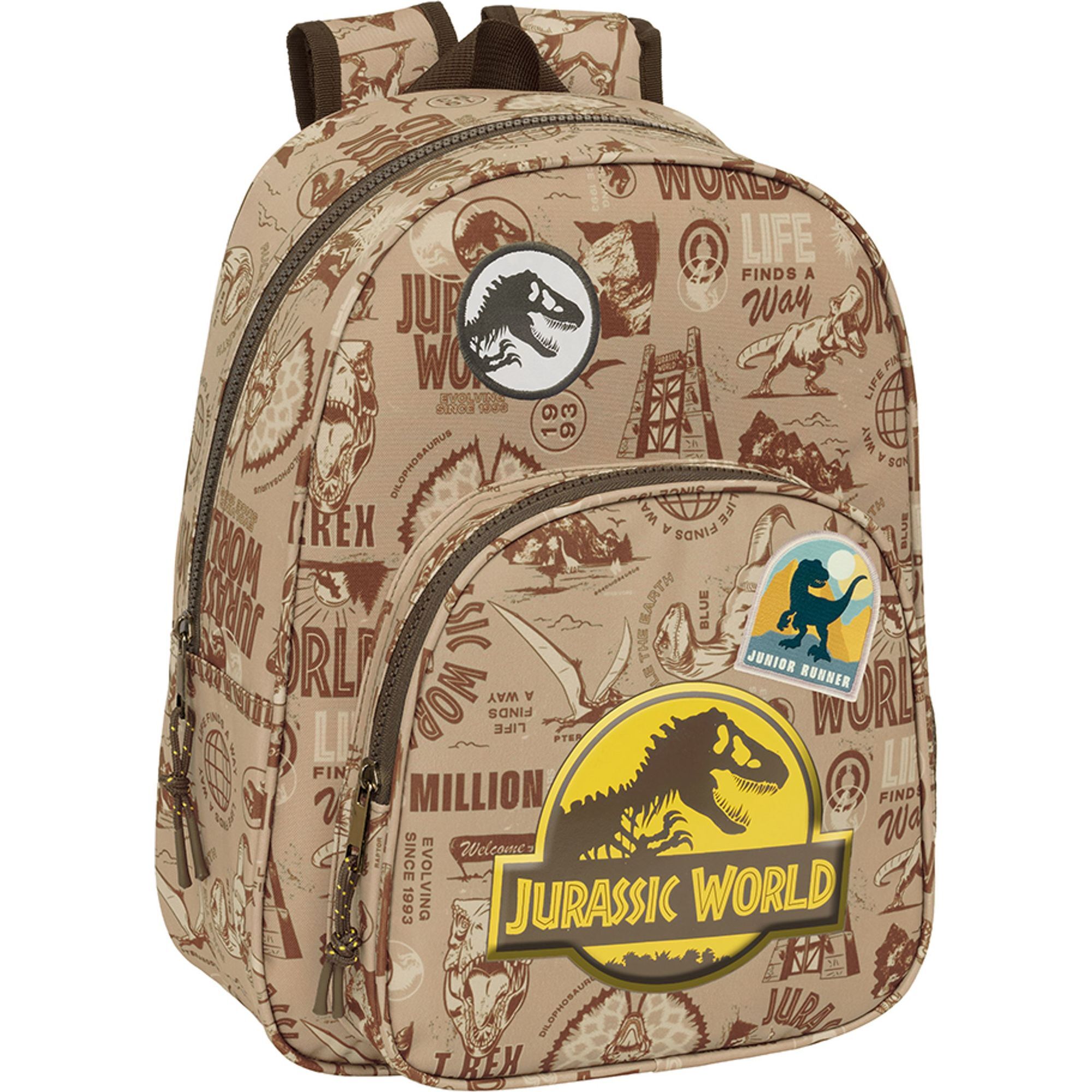Mochila infantil adapt.carro jurassic world