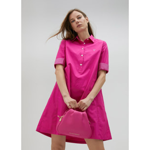 Vestito dettaglio strass sulle maniche