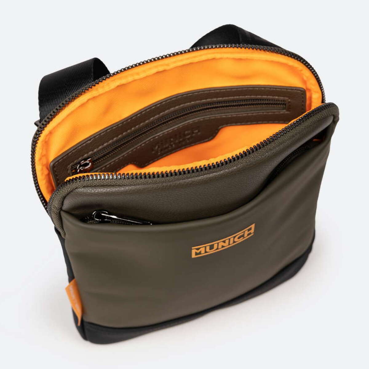 Bandolera Kaki Super Ligera con Diseño Estilizado JUNGLE CROSSBODY SLIM