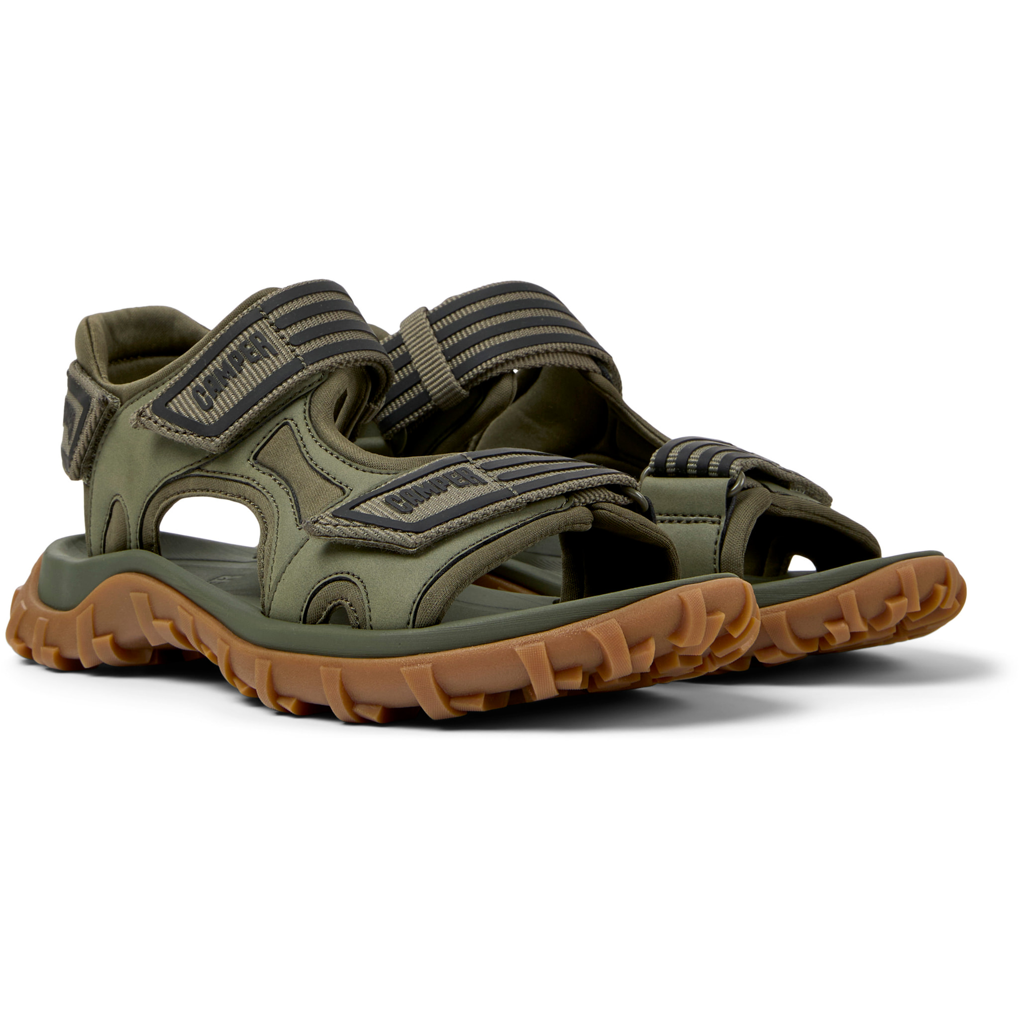 Sandalias - CAMPER Drift Trail Sandal - Verde - Cuero liso