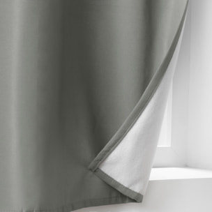 Rideau court isolant thermique - Gris