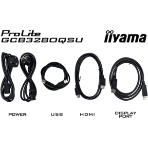 Ecran PC Gamer IIYAMA G-MASTER GCB3280QSU-B2 32'' Plat IPS