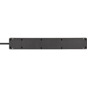 Multiprise Bremounta 6 prises BRENNENSTUHL - 3m - H05VV-F3G1.5 avec interrupteur - noir - 1150651316