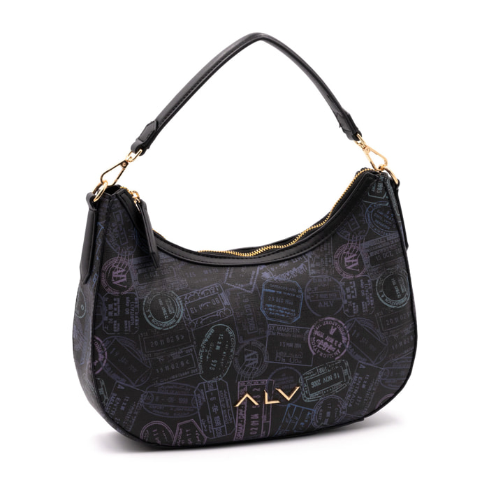 Borsa a spalla  da donna Poliuretano Prodotto alla Moda 33x8x19 cm