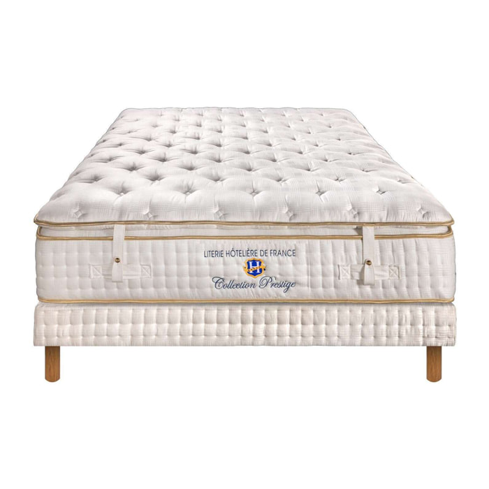 ENSEMBLE Prestige - Matelas 2 places + 1 Sommier
