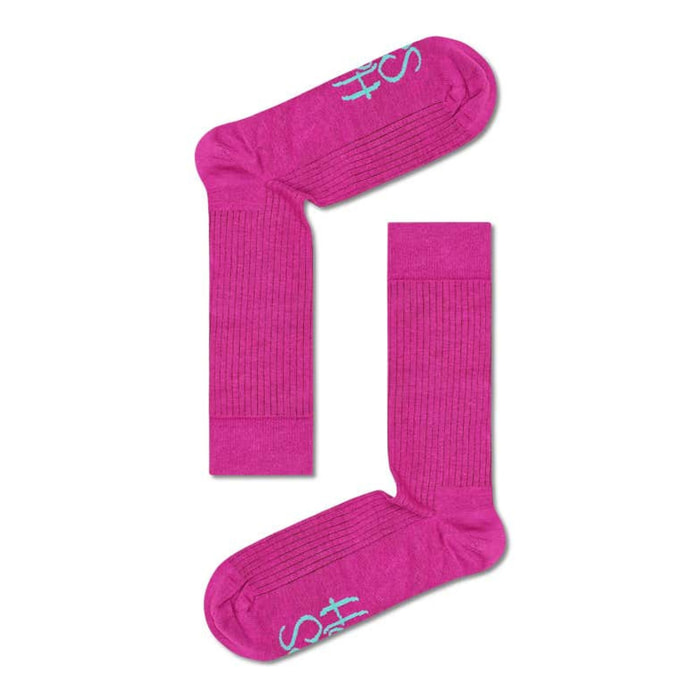 Calcetines solid logo rib crew