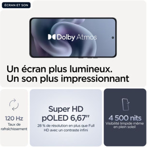 Smartphone MOTOROLA G86 Gris 256Go