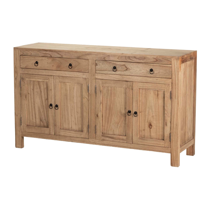 Aparador Madera Mindi Natural 140x40x82 Cm