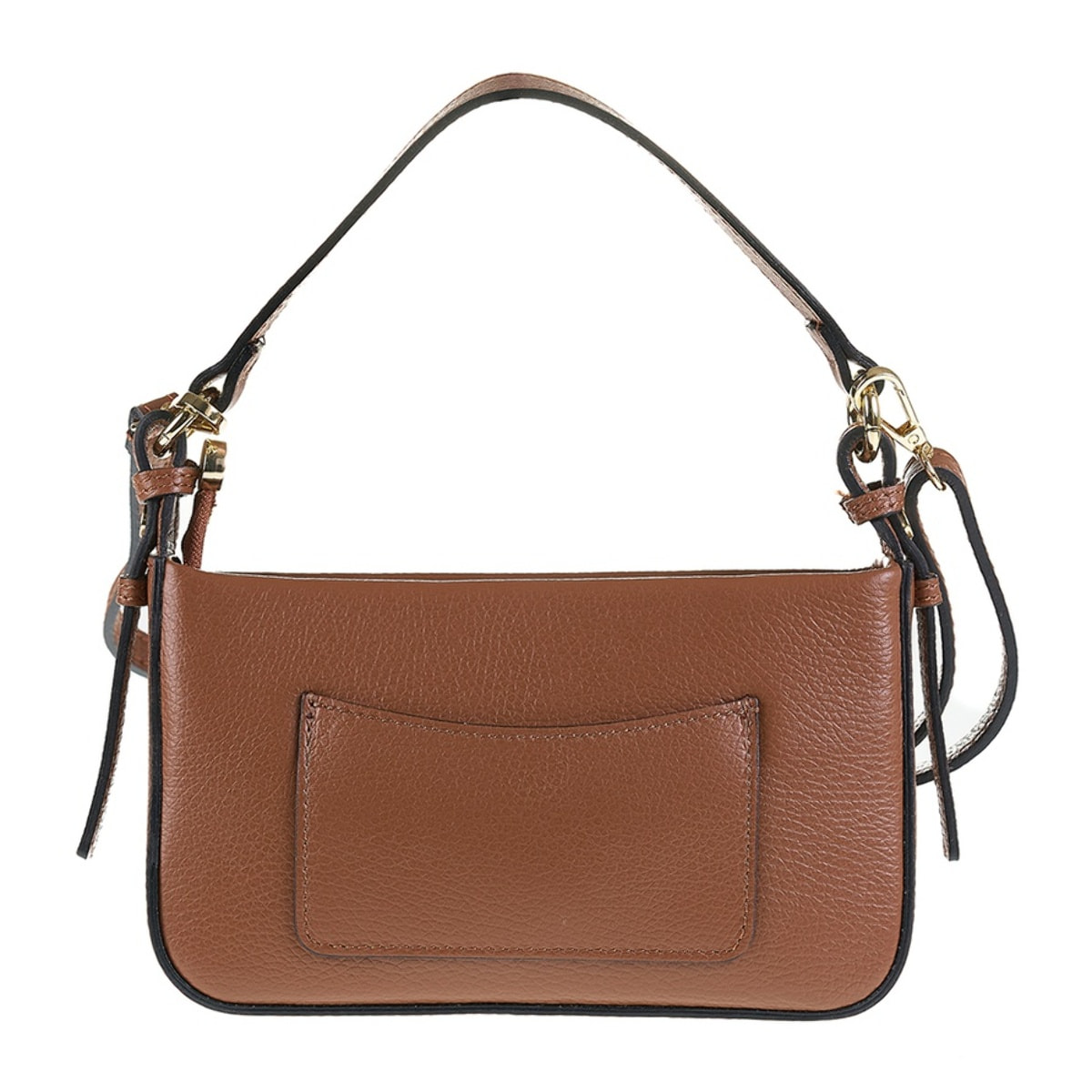 Borsa a spalla da donna Made in Italy - Modello Elowen - 100% pelle - 23.0 x 13.0 x 7.0 cm