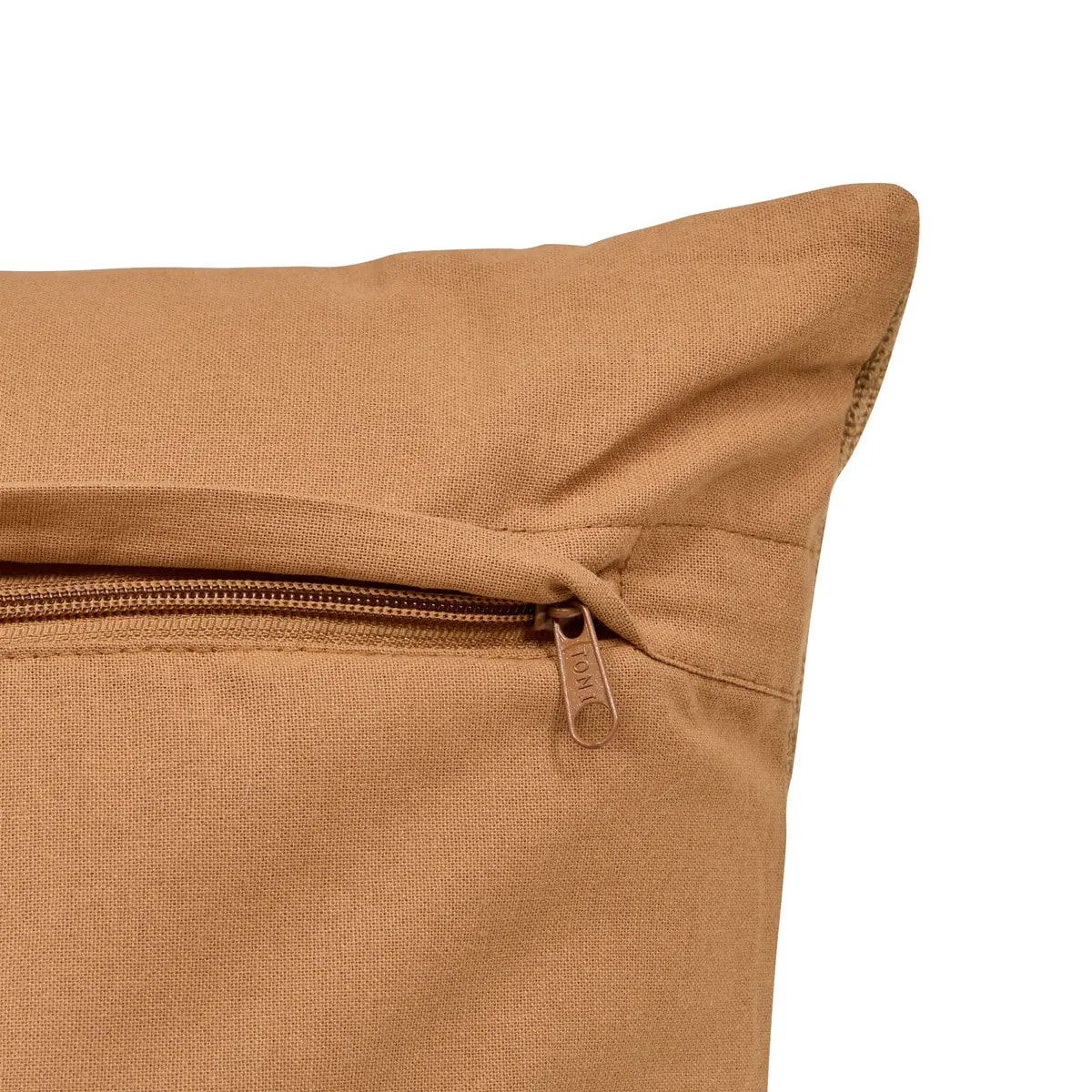 Coussin Hary marron caramel 75x35cm