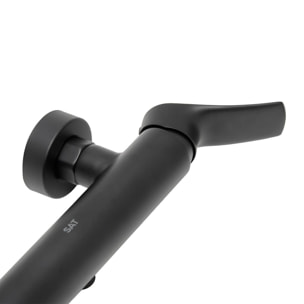 Infinitio mitigeur de douche monocommande mural, sans ensemble de douche, noir mat SATBSINF268C avec une garantie de 5 ans