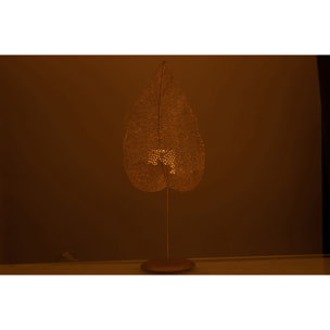 J-Line photophore Feuill - métal - or - large