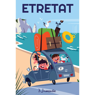 Tableau mer du nord etretat et la normandie  Tableau alu Dibond