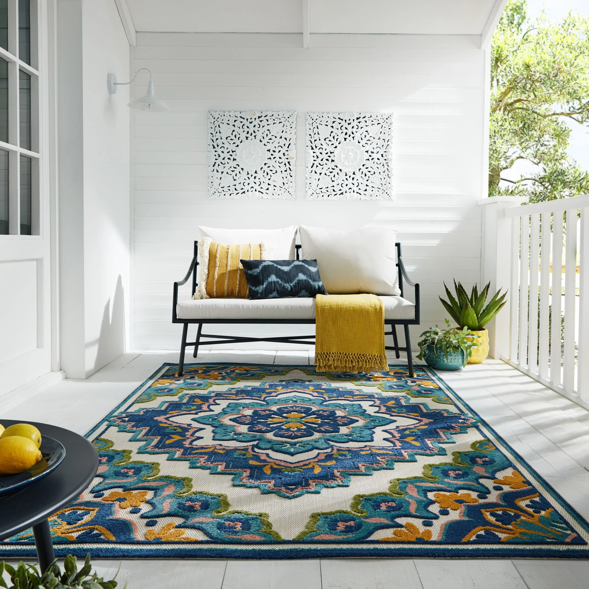 Tapis extérieur BEACH Bleu