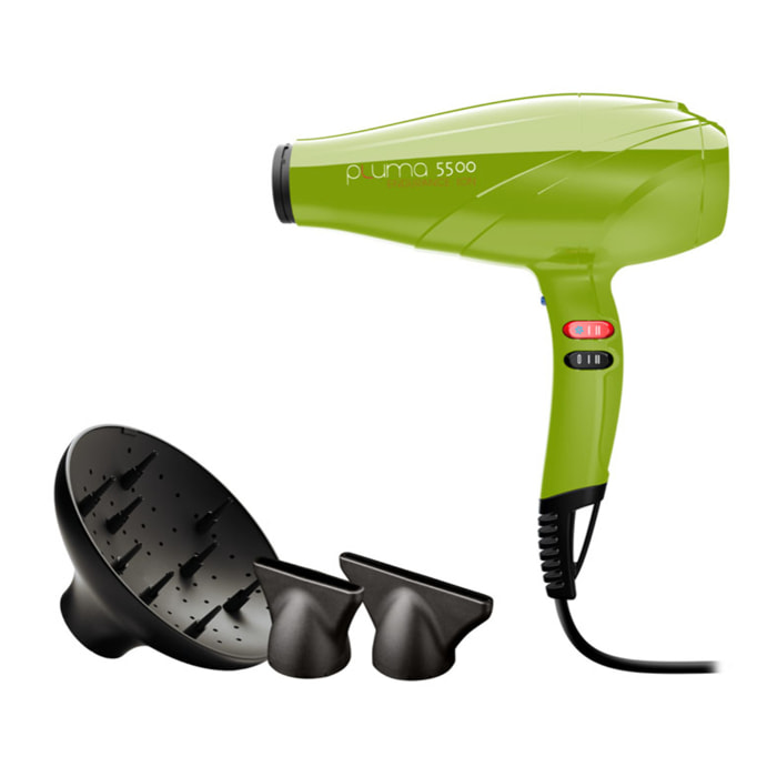 GA.MA Salon Exclusive Phon Pluma 5500 Endurance Ion Verde 2400w