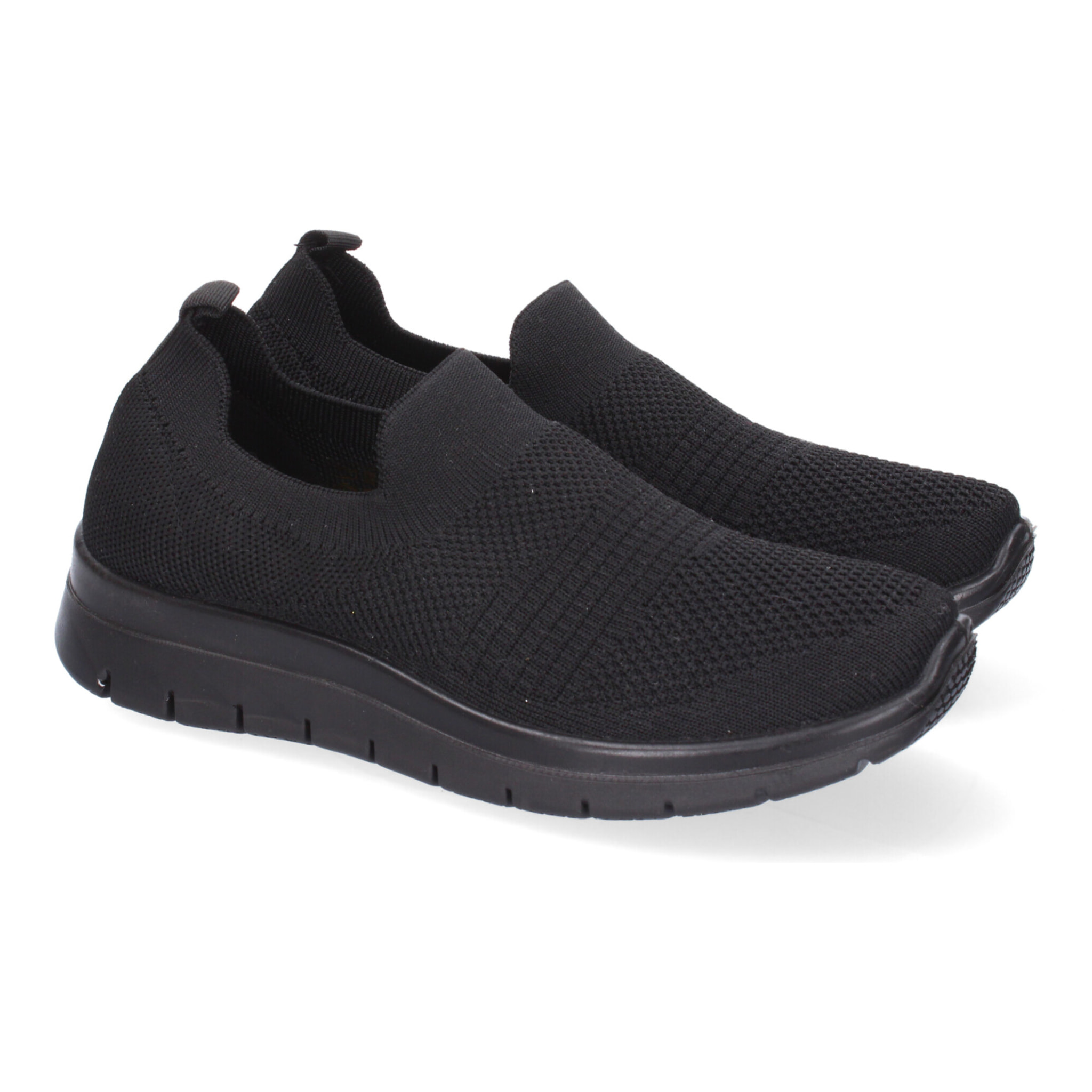 Zapatilla Plana Comoda para Mujer, Material Elastico, Sin Cierre, Slip On