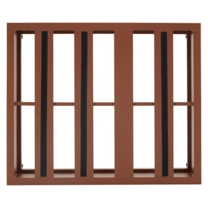 Pouf de jardin Allure acajou