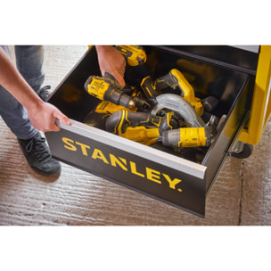 Servante 5 Tiroirs STANLEY STST74305-1 - Fabrication Française - Charge Maximale de 300 kg