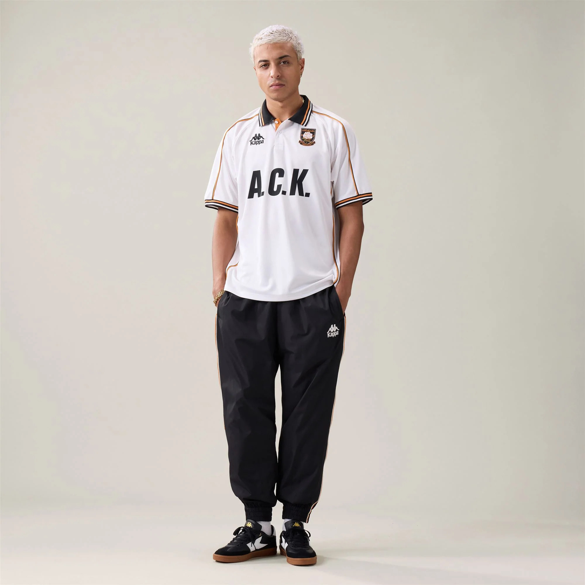 Kappa - Camisetas De Juego Hombre Blanco - Authentic Ovicor