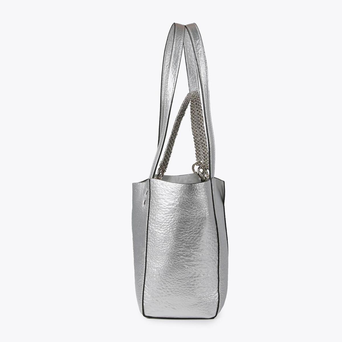 Borsa media metallizzata