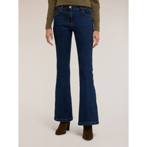 Motivi - Jeans flare push-up Elle - Blu