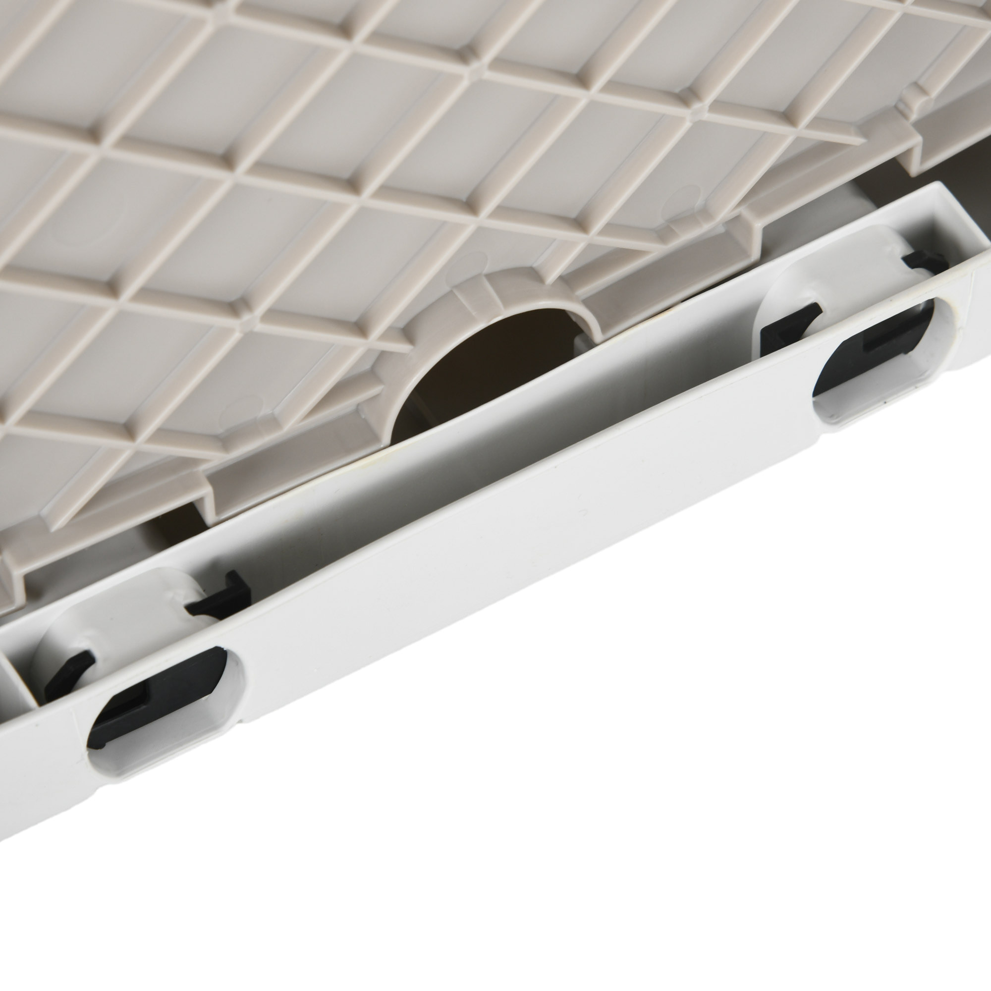 Carrito de la Compra Plegable Carrito para Supermercado con 2 Ruedas Longitud de Mango Ajustable Capacidad 32 Litros para Oficina Escuela Hogar 41,5x32,5x85 cm Blanco