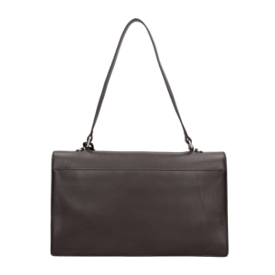 Borsa a spalla da donna Made in Italy - Modello Ereba Ultra - 100% pelle - 34.5 x 21.0 x 10.0 cm