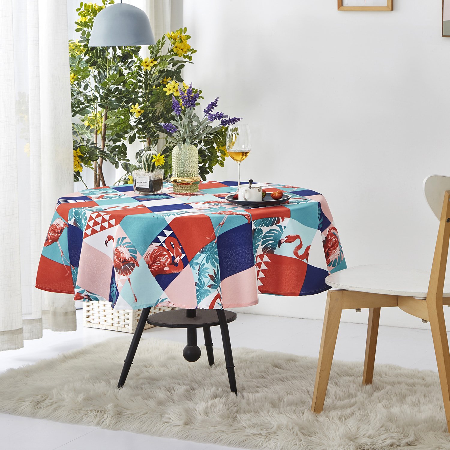 Tovaglia rotonda antimacchia 140 cm